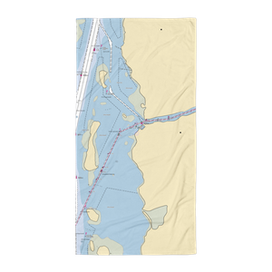 Carolina Beach State Park Marina (Carolina Beach, NC) NOAA Chart Towel