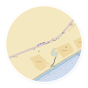 The Dock at Barefoot Landing (Little River, SC) NOAA Chart Sticker