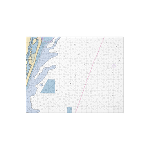 Carolina Beach Municipal Marina (Carolina Beach, NC) NOAA Chart Jigsaw Puzzle