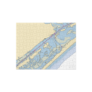 Sloop Point Marina (Hampstead, NC) NOAA Chart Jigsaw Puzzle