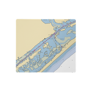 Sloop Point Marina (Hampstead, NC) NOAA Chart  Gaming Mouse Pad