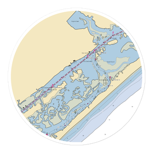 Sloop Point Marina (Hampstead, NC) NOAA Chart Sticker