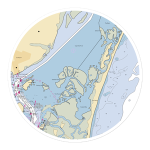 Indigo Plantation Marina (Wilmington, NC) NOAA Chart Sticker