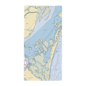 Morningstar Marinas - Southport (Wilmington, NC) NOAA Chart Towel