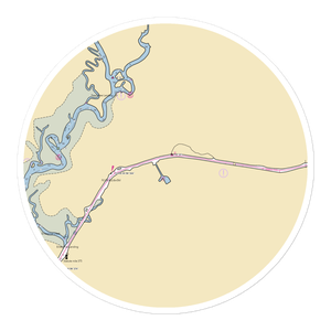 Osprey Marina (Myrtle Beach, SC) NOAA Chart Sticker