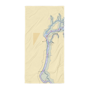 Bucksport Plantation Marina and RV Resort (Murrells Inlet, SC) NOAA Chart Towel