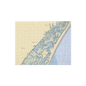 Captain Dick's Marina (Murrells Inlet, SC) NOAA Chart Jigsaw Puzzle