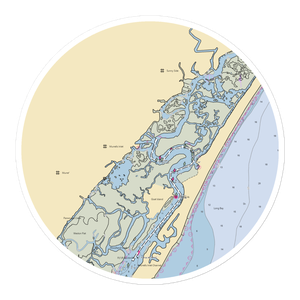 Captain Dick's Marina (Murrells Inlet, SC) NOAA Chart Sticker