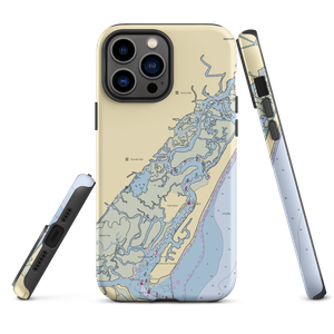 Crazy Sister Marina (Murrells Inlet, SC) NOAA Chart  Tough iPhone Case