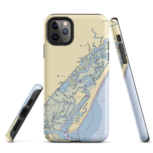 Crazy Sister Marina (Murrells Inlet, SC) NOAA Chart  Tough iPhone Case