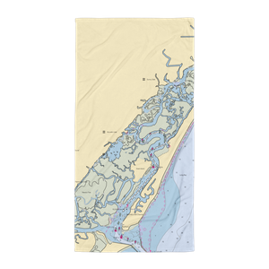 Crazy Sister Marina (Murrells Inlet, SC) NOAA Chart Towel