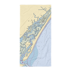 Marlin Quay Marina (Murrells Inlet, SC) NOAA Chart Towel