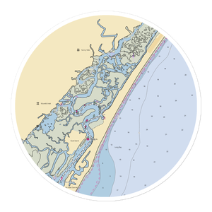 Marlin Quay Marina (Murrells Inlet, SC) NOAA Chart Sticker