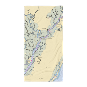 Safe Harbor Reserve Harbor (Pawleys Island, SC) NOAA Chart Towel