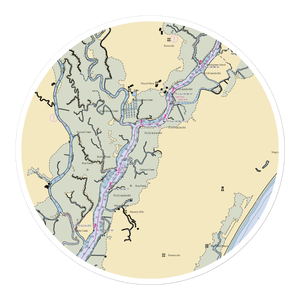 Safe Harbor Reserve Harbor (Pawleys Island, SC) NOAA Chart Sticker