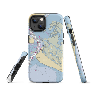 Bald Head Island Marina (Wilmington, NC) NOAA Chart  Tough iPhone Case