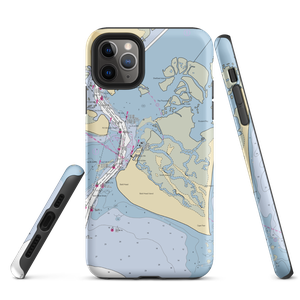 Bald Head Island Marina (Wilmington, NC) NOAA Chart  Tough iPhone Case