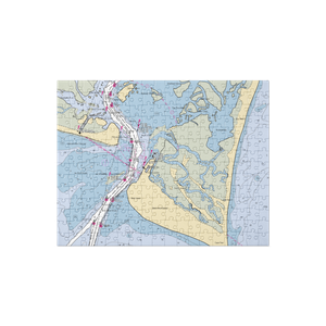 Bald Head Island Marina (Wilmington, NC) NOAA Chart Jigsaw Puzzle