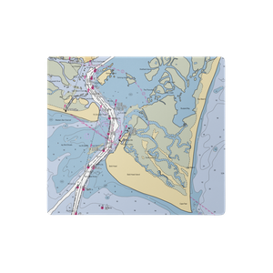 Bald Head Island Marina (Wilmington, NC) NOAA Chart  Gaming Mouse Pad