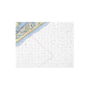 Sears Landing Grill and Boat Docks (Holly Ridge, NC) NOAA Chart Jigsaw Puzzle