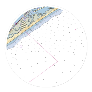 Sears Landing Grill and Boat Docks (Holly Ridge, NC) NOAA Chart Sticker