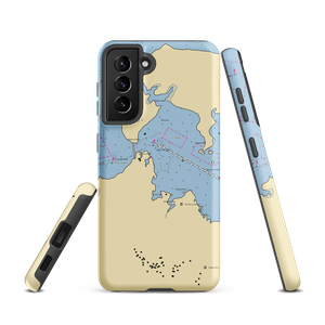 Old Ferry Marina (Sneads Ferry, NC) NOAA Chart Samsung Phone Case