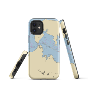 Old Ferry Marina (Sneads Ferry, NC) NOAA Chart  Tough iPhone Case