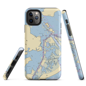 New River Marina (Sneads Ferry, NC) NOAA Chart  Tough iPhone Case