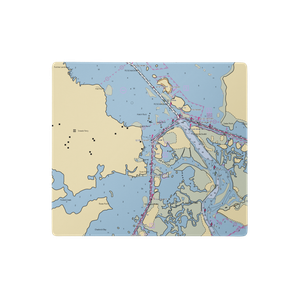 New River Marina (Sneads Ferry, NC) NOAA Chart  Gaming Mouse Pad