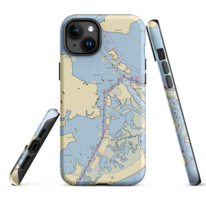 Swan Point Marina (Sneads Ferry, NC) NOAA Chart  Tough iPhone Case