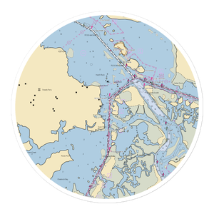 Swan Point Marina (Sneads Ferry, NC) NOAA Chart Sticker