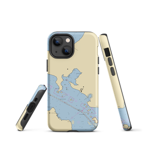 Courthouse Bay Marina (Sneads Ferry, NC) NOAA Chart  Tough iPhone Case