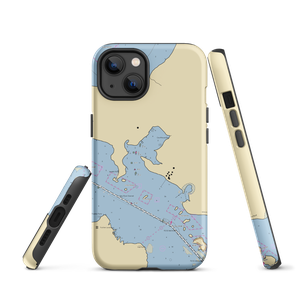 Courthouse Bay Marina (Sneads Ferry, NC) NOAA Chart  Tough iPhone Case