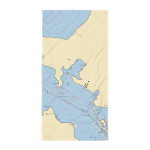 Courthouse Bay Marina (Sneads Ferry, NC) NOAA Chart Towel