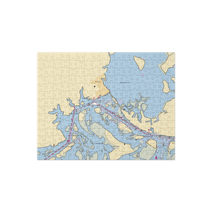  Casper's Marina (Hubert, NC) NOAA Chart Jigsaw Puzzle