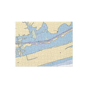 Island Harbor Marina (Swansboro, NC) NOAA Chart Jigsaw Puzzle