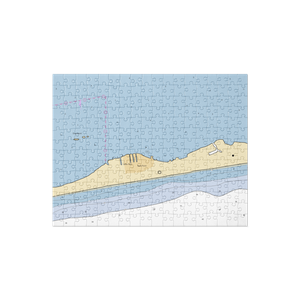 Homer's Point Marina & Seafood (Emerald Isle, NC) NOAA Chart Jigsaw Puzzle