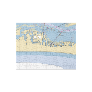 Fort Macon Marina (Atlantic Beach, NC) NOAA Chart Jigsaw Puzzle