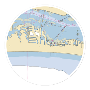 Anchorage Marina, NC (Atlantic Beach, NC) NOAA Chart Sticker