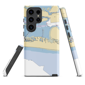 Triple S Marina Village (Atlantic Beach, NC) NOAA Chart Samsung Phone Case