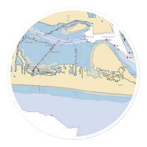 Triple S Marina Village (Atlantic Beach, NC) NOAA Chart Sticker