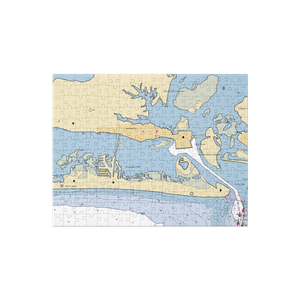 Russell Yachts (Atlantic Beach, NC) NOAA Chart Jigsaw Puzzle