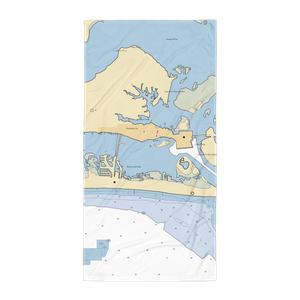 Russell Yachts (Atlantic Beach, NC) NOAA Chart Towel