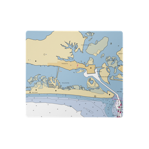 Russell Yachts (Atlantic Beach, NC) NOAA Chart  Gaming Mouse Pad