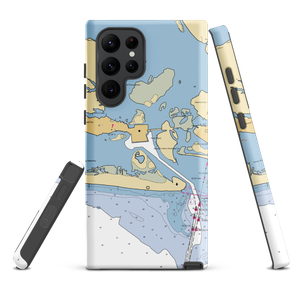 Radio Island Marina (Atlantic Beach, NC) NOAA Chart Samsung Phone Case