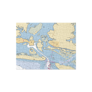 Beaufort Docks (Beaufort, NC) NOAA Chart Jigsaw Puzzle