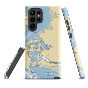 Town Creek Marina (Beaufort, NC) NOAA Chart Samsung Phone Case