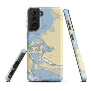 Town Creek Marina (Beaufort, NC) NOAA Chart Samsung Phone Case