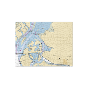 Town Creek Marina (Beaufort, NC) NOAA Chart Jigsaw Puzzle