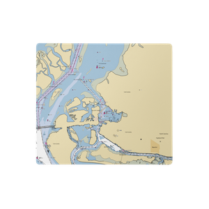 Town Creek Marina (Beaufort, NC) NOAA Chart  Gaming Mouse Pad